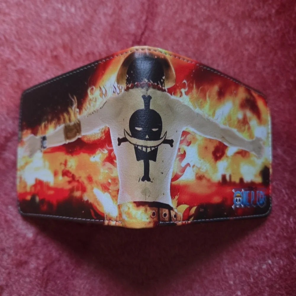 New One Piece Anime Manga Leather Wallet